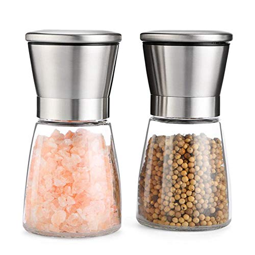 Meuleuse grinder de poivre avec noyau céramique et broyeur robuste en inox - Duo de table