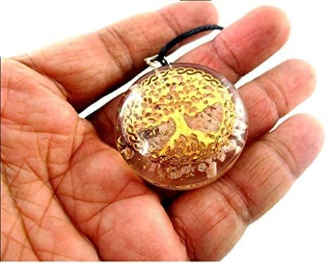 Miniatura 7 de HiJet Colgante de orgón Hermoso árbol de la vida Colgante de orgón Generador de orgón Equilibrio Energía Positiva Armonía Suerte Yoga Meditación