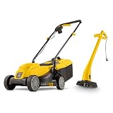 CORTACÉSPED 1300W 320MM + CORTABORDES 250W PowerPlus