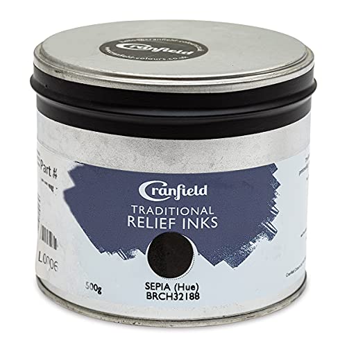 Cranfield Traditional Relief Ink - Sepia, 500 g