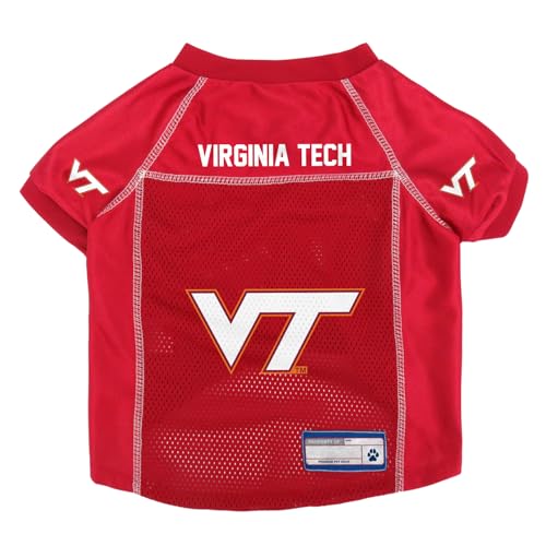 Littlearth NCAA Virgina Tech Hokies Basic Pet Jersey, Team Color, Large