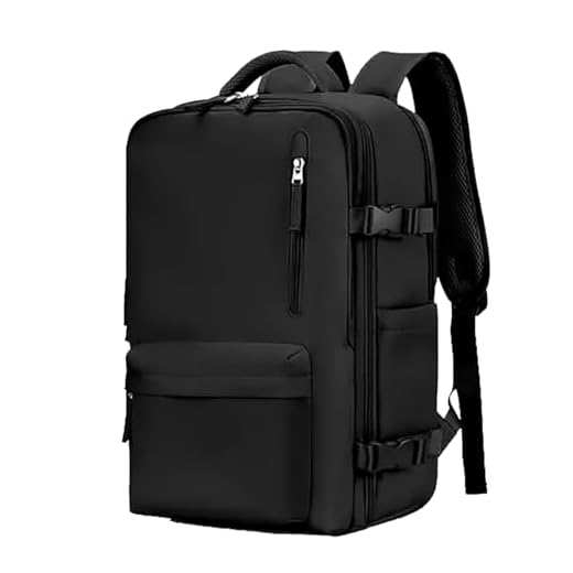 Mochila de Viagem Expansivel Masculina Feminina Mochila Para Notebook Executiva Impermeável Reforçada Cabo USB Mochilas Trabalho Escola Viagens Casual Grande Mala de Mão Escritório Academia