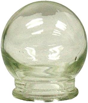 Medical Body Massage Spa Therapy Treatment Fire Glass Cupping Jars- 3inch 5pc Set