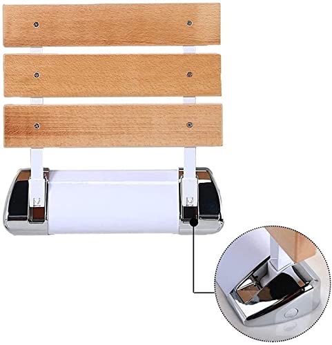 Tabouret suspendu au mur pliable pour entrée étroite et douche gain de place
