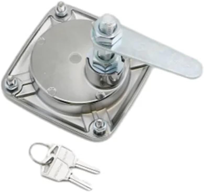 Industrial Machinery Cabinet Zinc Alloy Handle Lock Distribution Box Flat Switch 1Pcs