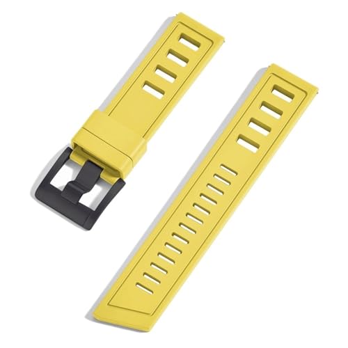Bracelet montre Fluorubber FKM 20mm 22mm en caoutchouc haut de gamme pour montre de plongée