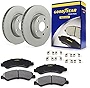 Front Brake Rotors Carbon-Ceramic Pads for 07-12 Dodge Nitro 08-12 Jeep Liberty