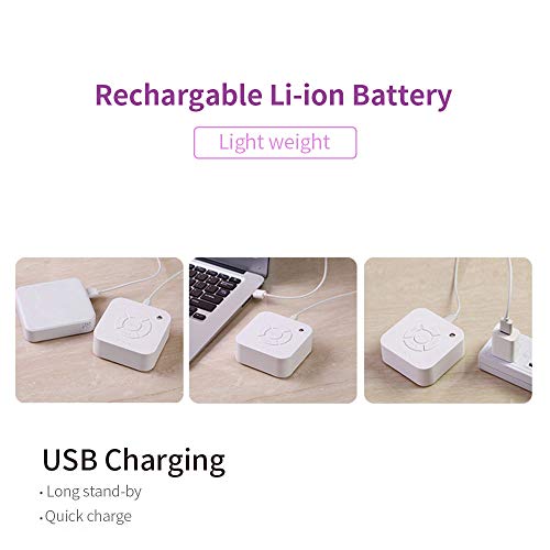 Goolsky Mini Máquina de Ruído, Com 9 Sons