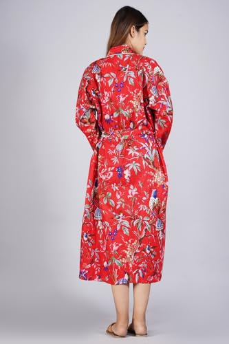 Image of Cotton Women Stylish Printed Kimono, Bath Robe,Night Wear Suit,Swim Wear, Night Dress, Beach Wear