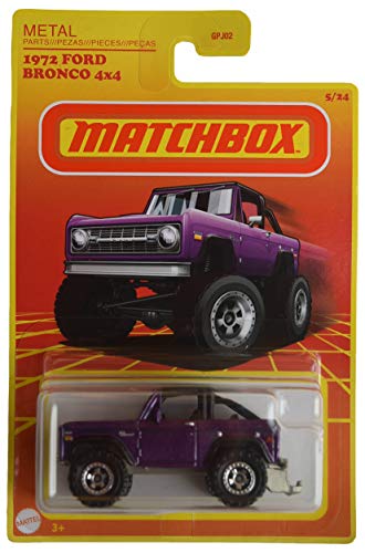 Matchbox 1972 Ford Bronco 4x4, Purple 5/24