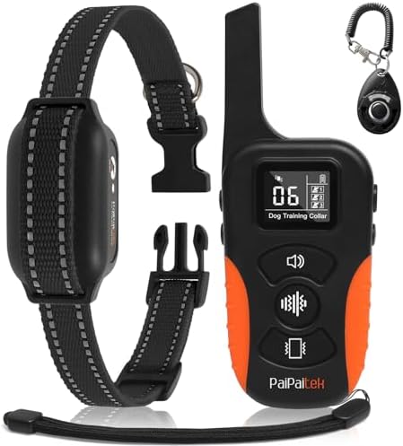 PaiPaitek No Shock Dog Training Collar with Remote...