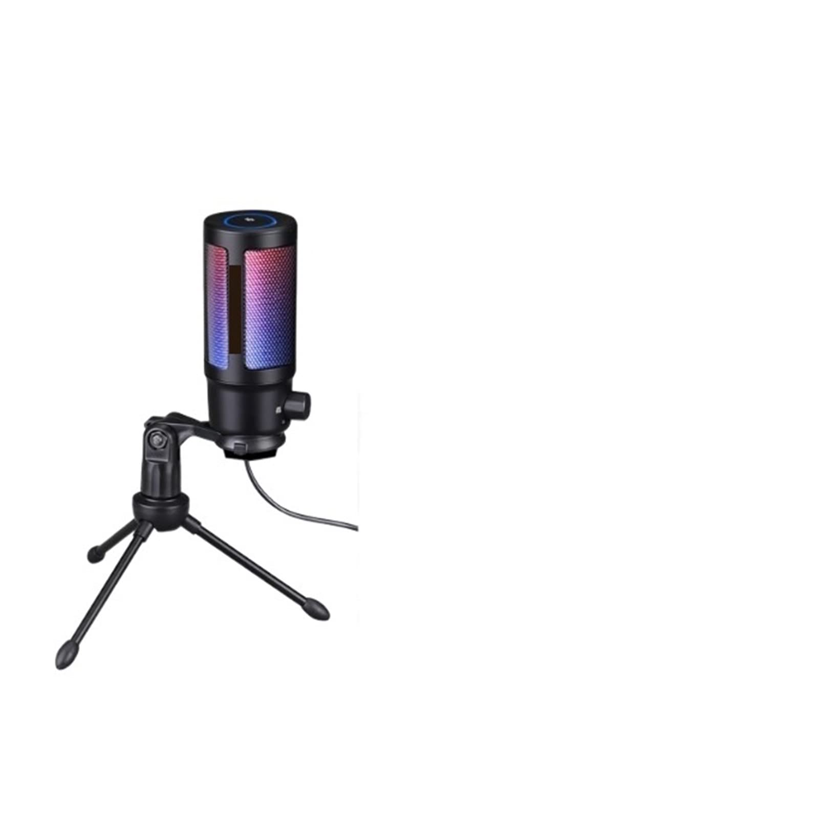 Microphone condensateur podcast et live streaming avec connexion USB pour ordinateur et PC
