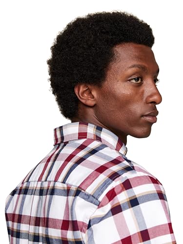 Image of Tommy Hilfiger Men's Long Sleeve Oxford Shirts in Regular Fit, Men's Button Down Shirts, Also Available in Big and Tall