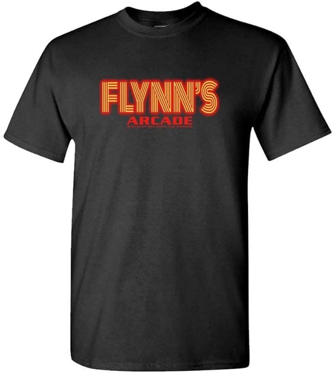 The Goozler Flynn’s Arcade 80s Retro Movie Made in The USA Unisex T-Shirt Mens Womens Gaming Nerd Novelty Tee