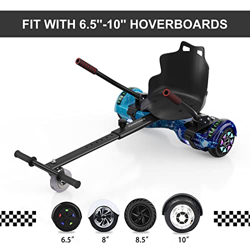 Self Balancing Scooter iScooter Hoverboard mit Sitz und Hoverkart Set