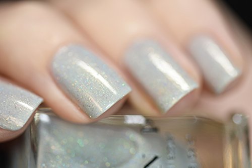 Image of ILNP Paper Route - Light Grey Holographic Nail Polish