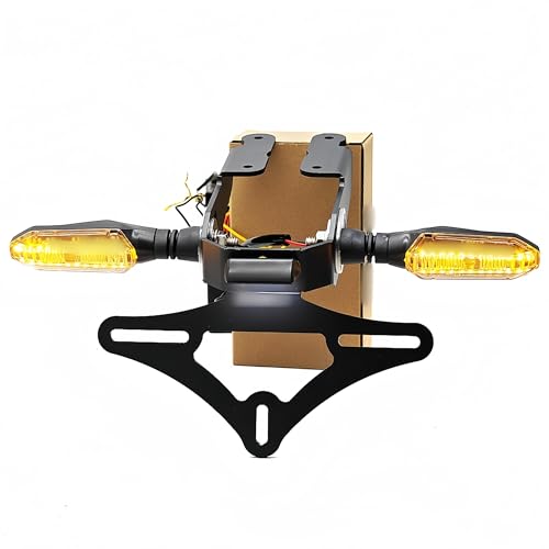 Support de plaque d'immatriculation moto Ninja 650 anti vibrations ajustement parfait