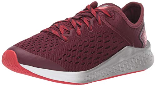 New Balance Kid's Fresh Foam Fast V1 Lace-up Running Shoe, Nb Burgundy/Velocity Red, 1 W US Little Kid