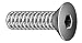 Socket Flat Head Cap Screw, Steel, Flat, 5/16inch-24, Alloy Steel,2040-DFSC0310063FP-PK100