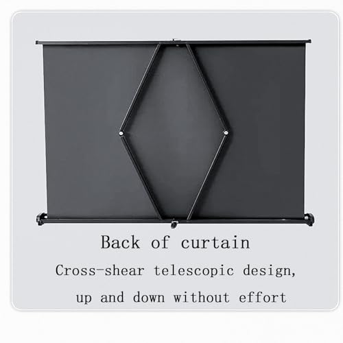 Pantalla retráctil portátil 40in 16:9 para proyector miniatura 4