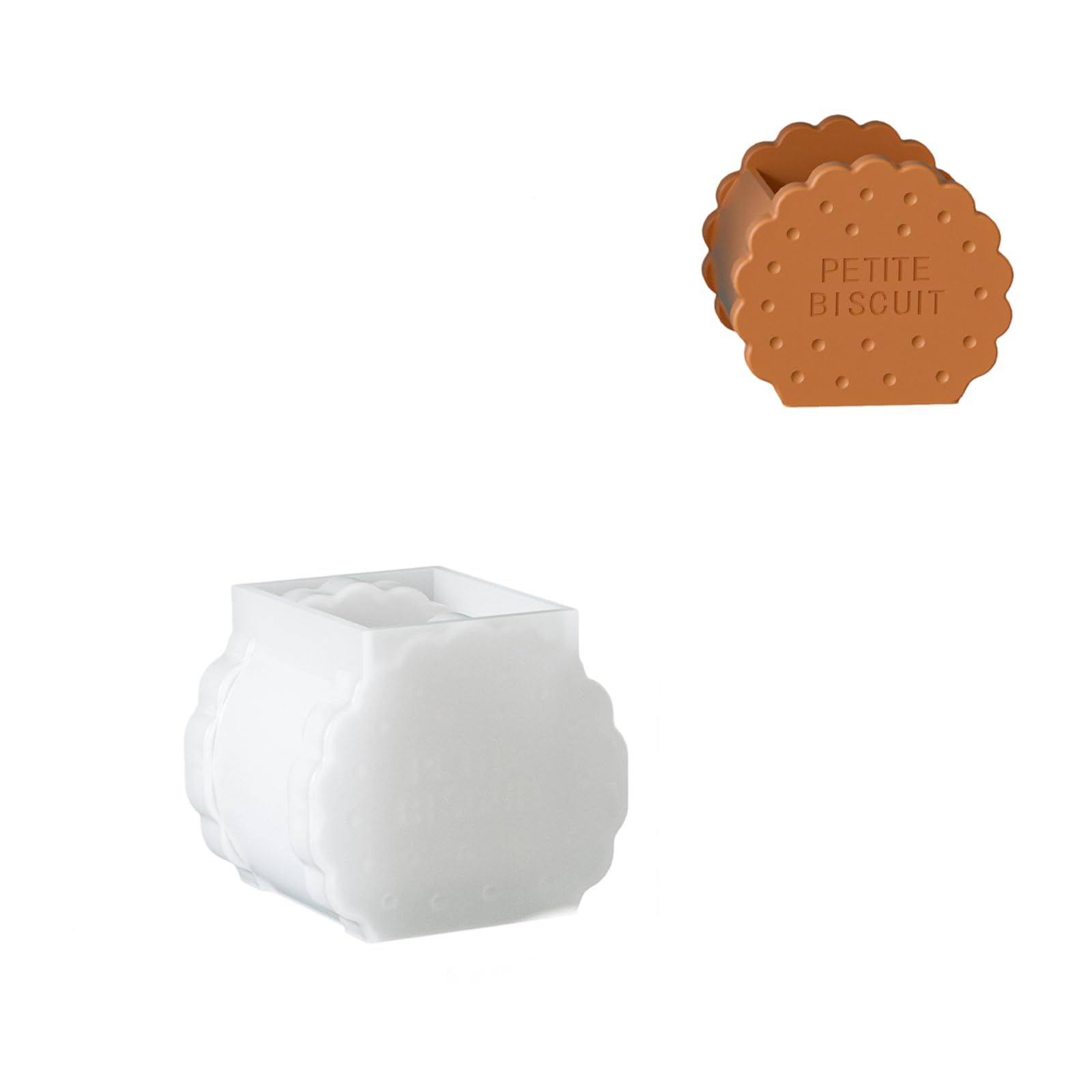 HZBB Silicone for Square and Round Cookie Storage Container Making Craft Projects with Food Grade Materials Decorative Storage Container