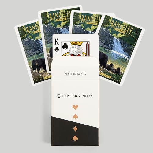 Baraja Lantern Press Rangeley 52 cartas Poker miniatura 6