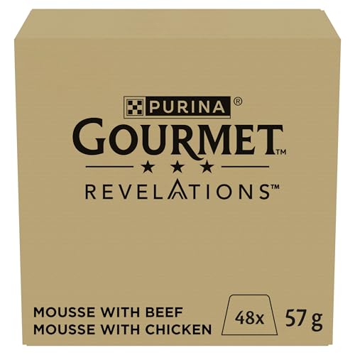 GOURMET Revelations Mousse Chicken and Beef Wet Cat Food 48x57g