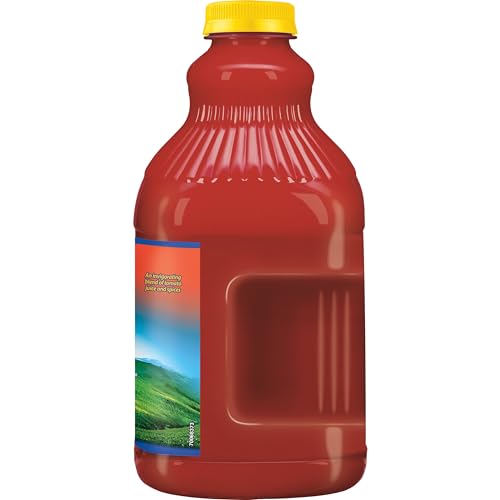 Clamato Picante Tomato Cocktail, 64 fl oz bottle (Pack of 8), Authentic Spicy Flavored Tomato Juice, Perfect Mixer for Micheladas and Bloody Mary Drinks and other Cocktail Spirits