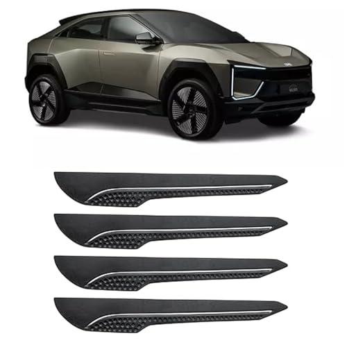 Image of AOSIS-Car Bumper Protector /Bumper Guard for Mahindra BE6 with Single Chrome Stripe (4-Pcs)