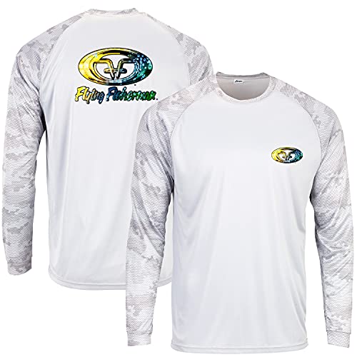 T-shirt à manches longues pour la pêche Flying Fisherman Mahi Skin respirant protection UPF 50+ XL