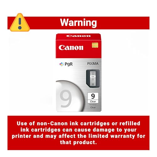 Image of Canon PGI-9 Genuine Clear Ink Tank, Compatible with MX7600, and IX7000 Printers