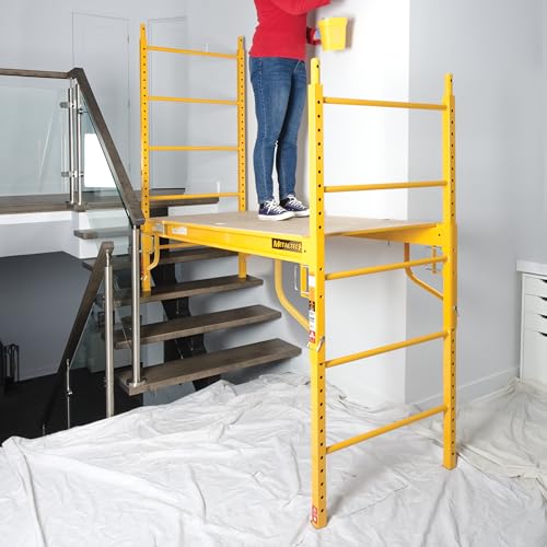 Image of Metaltech I-CISC Multipurpose 6'. Baker-Style Scaffold-1, 000-Lb. Capacity, Steel, Model#, 1