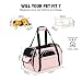 Kaka mall Transportín Perro Gato Transpirable Plegable Pet Carrier Impermeable Bolso de...