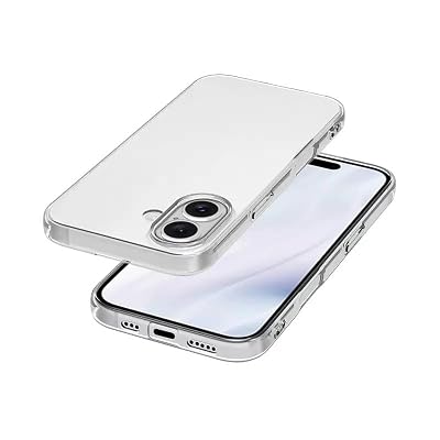 Case Compatible with Spia Apple iPhone 17 Transparent Premier Silicone Original (Compatible with Apple iPhone 17, Transparent)