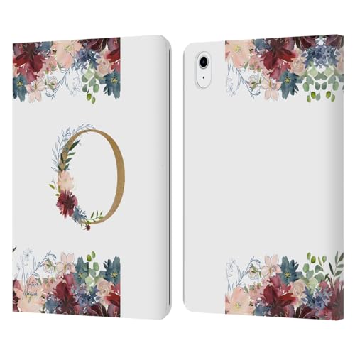 Coque en cuir Apple iPad Air 2020 Monogramme O Nature Magick