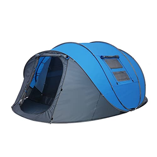 Tente pop up 4-6 personnes automatique et double couche imperméable pour camping