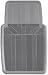 Kraco K2500GRY Grey Rubber Car Front Mat - 1 Piece