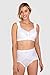 Miss Mary of Sweden Diamond Womens Full Cup Supportive Non-Wired Bra 44D White