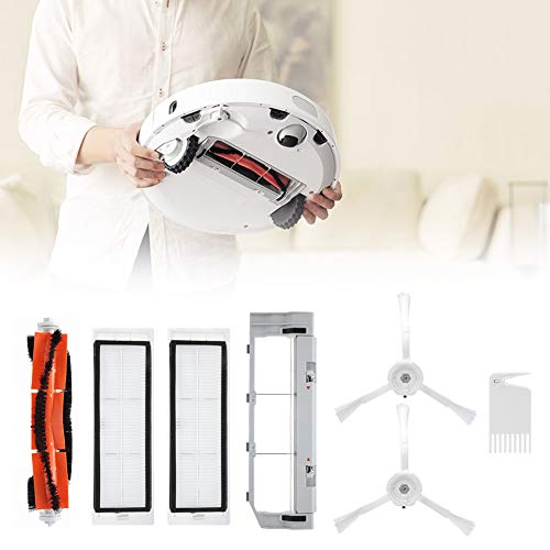 Kit de substituição para aspirador de pó robô, kit de substituição de filtro de escova principal par