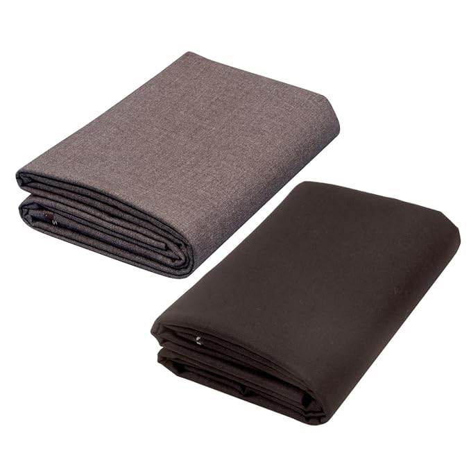 Elite Lifestyle Hub Men's Cotton Formal Unstitched 1.2M Combo Trouser Fabric For Men-image-24