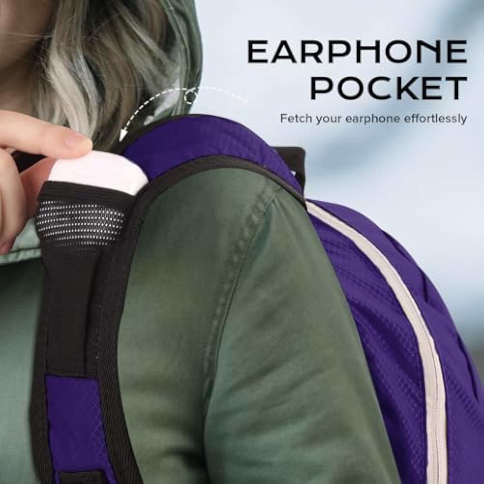 15L Waterproof Hiking Daypack, Lightweight Travel Backpack