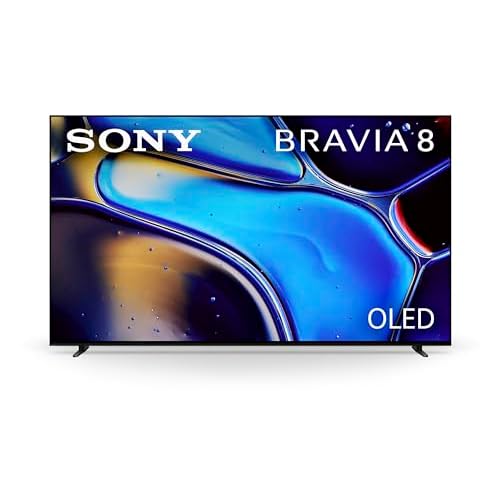 Sony 65 Inch OLED 4K Ultra HD TV BRAVIA 8 Smart Google TV with Dolby Vision HDR and Exclusive Features for PlayStation 5 (K-65XR80), 2024 Model