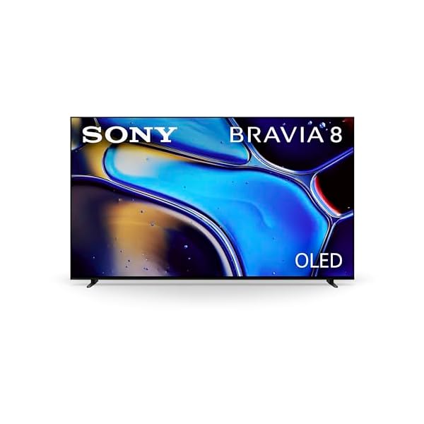 Sony 65 Inch OLED 4K Ultra HD TV BRAVIA 8 Smart Google TV with Dolby Vision HDR and Exclusive Features for PlayStation 5 (K-65XR80), 2024 Model