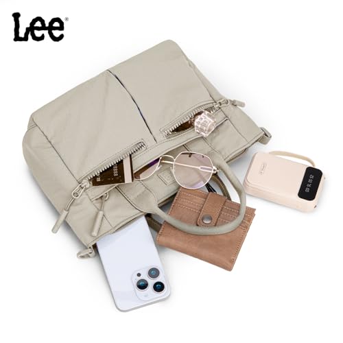Image of Lee Small Crossbody Bag for Women Nylon Tote Bag with Multiple Pockets
