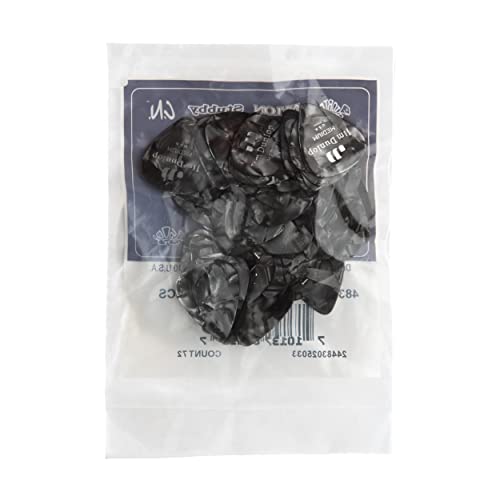 Jim Dunlop Celluloid Black Pearloid Pick Medium - 72 Pack by Dunlop - Image 5