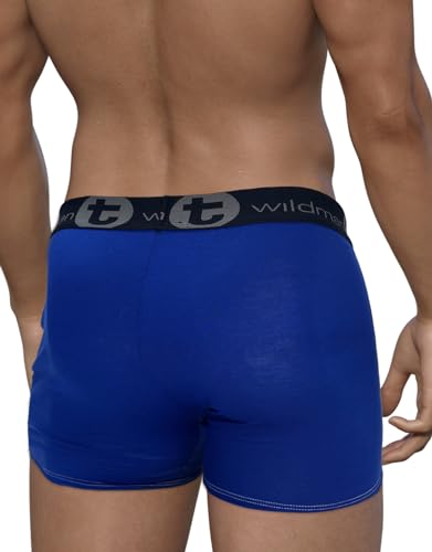 Wildmant Modal Monster Cock 5" Inseam Boxer Brief Royal Blue4