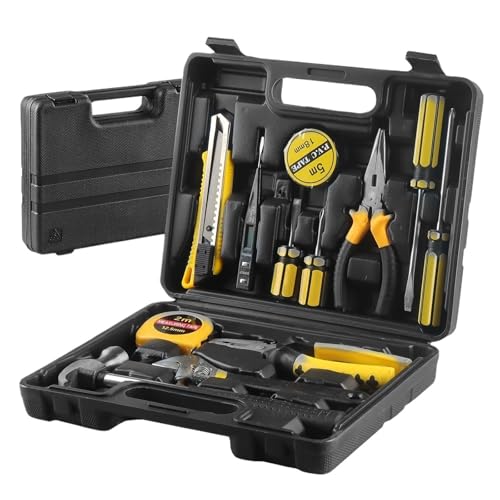 Set de herramientas combinado 9 en 1 en caja azul miniatura 2