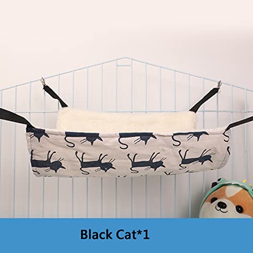 Fladorepet 3 Pieces Guinea Pig Rat Cage Hammock Small Animal Hanging Bed For Ferret Sugar Glider Chinchilla Puppy And Cat (13.7 * 13.7Inch, 3 Packs) #TOP5