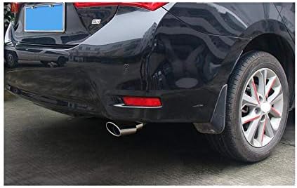 1pcs Silver Stainless Steel Exhaust Tail Rear Muffler Tip Tailpipe Trim compatible For Buick Verano Hatchback 2012 2013 2014 2015 2016 2017 2018 2019 2020 2021 2022 2023 2024 2025 2026