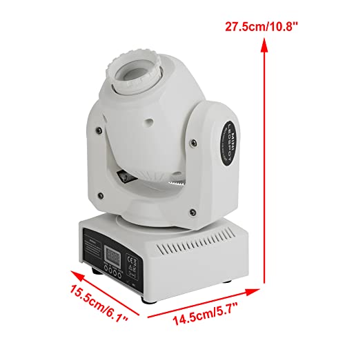RGBW LED DJ DMX éclairage de scène tête mobile 120W avec 9/11 canaux audio